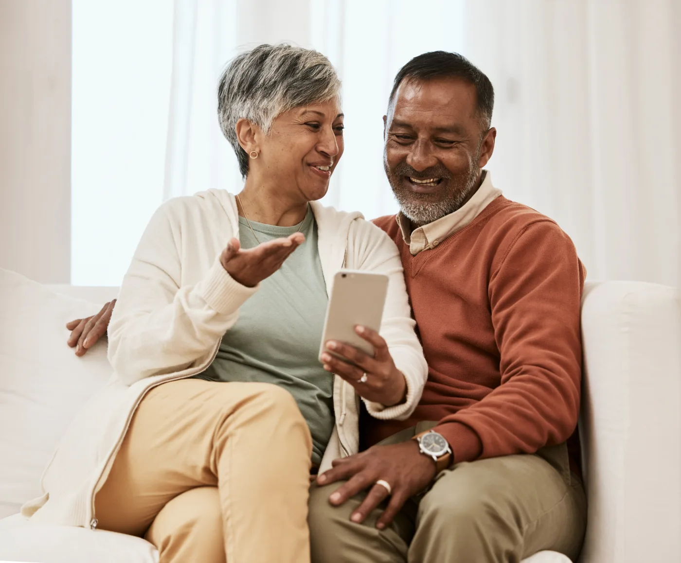 A caregiver and patient reviewing reminders together